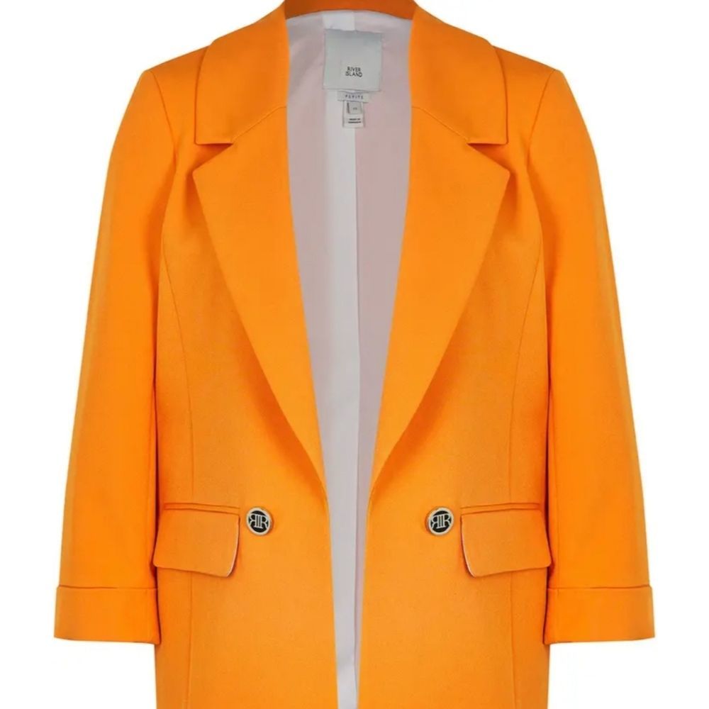 River island orange soft blazer - Picture 5 of 5